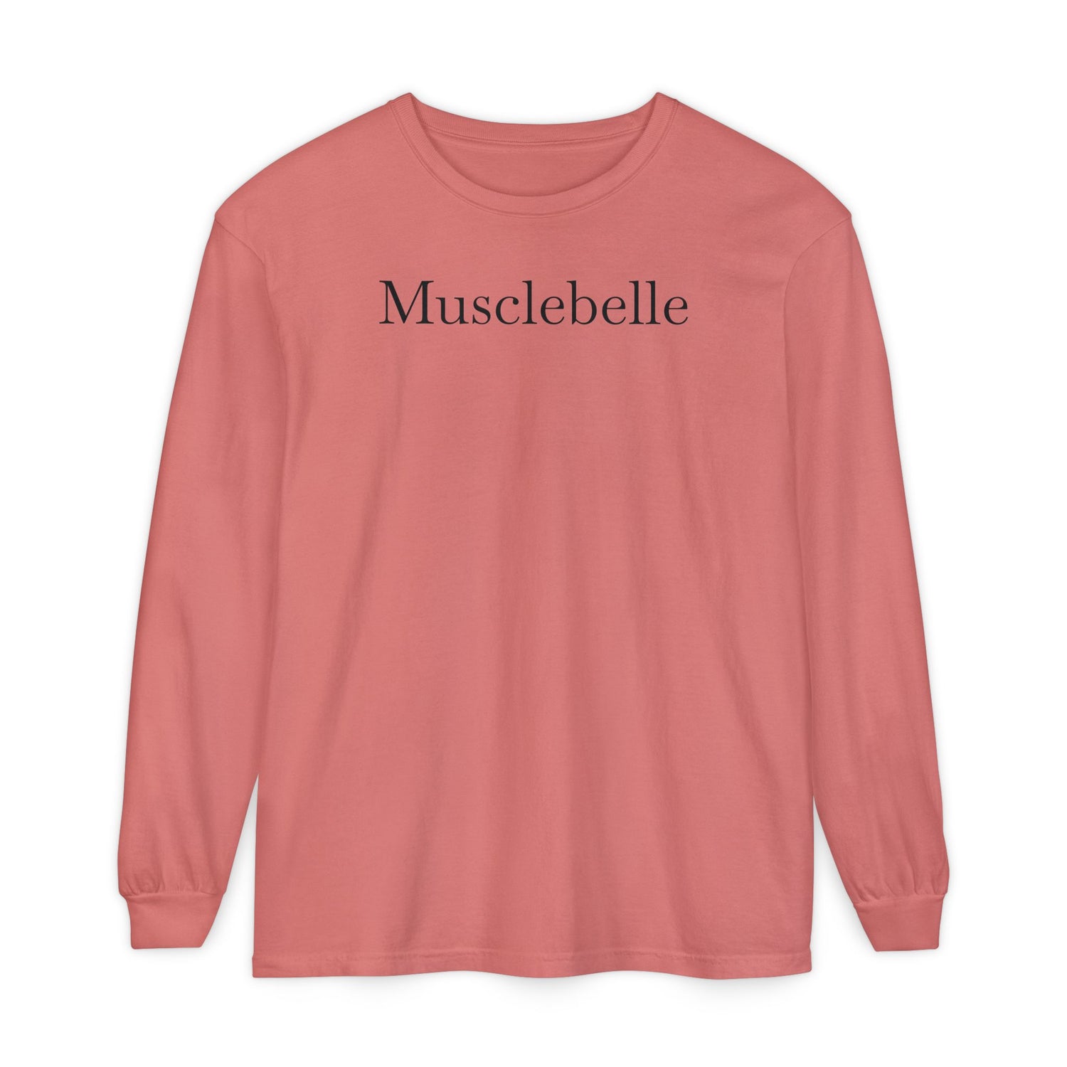 Musclebelle Long Sleeve T-Shirt - Bold Graphic Workout Tee