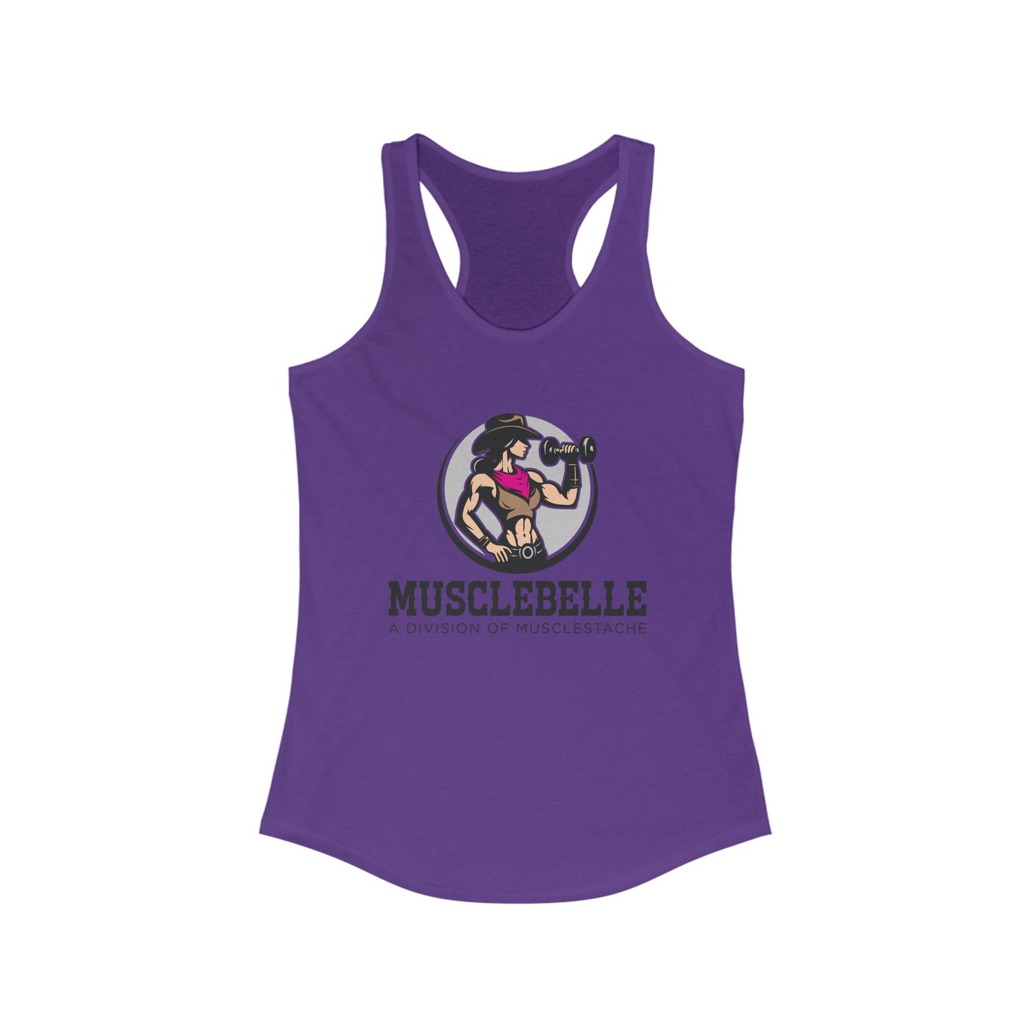 MuscleBelle Women's Racerback Tank - Fitness & Strength Training Apparel