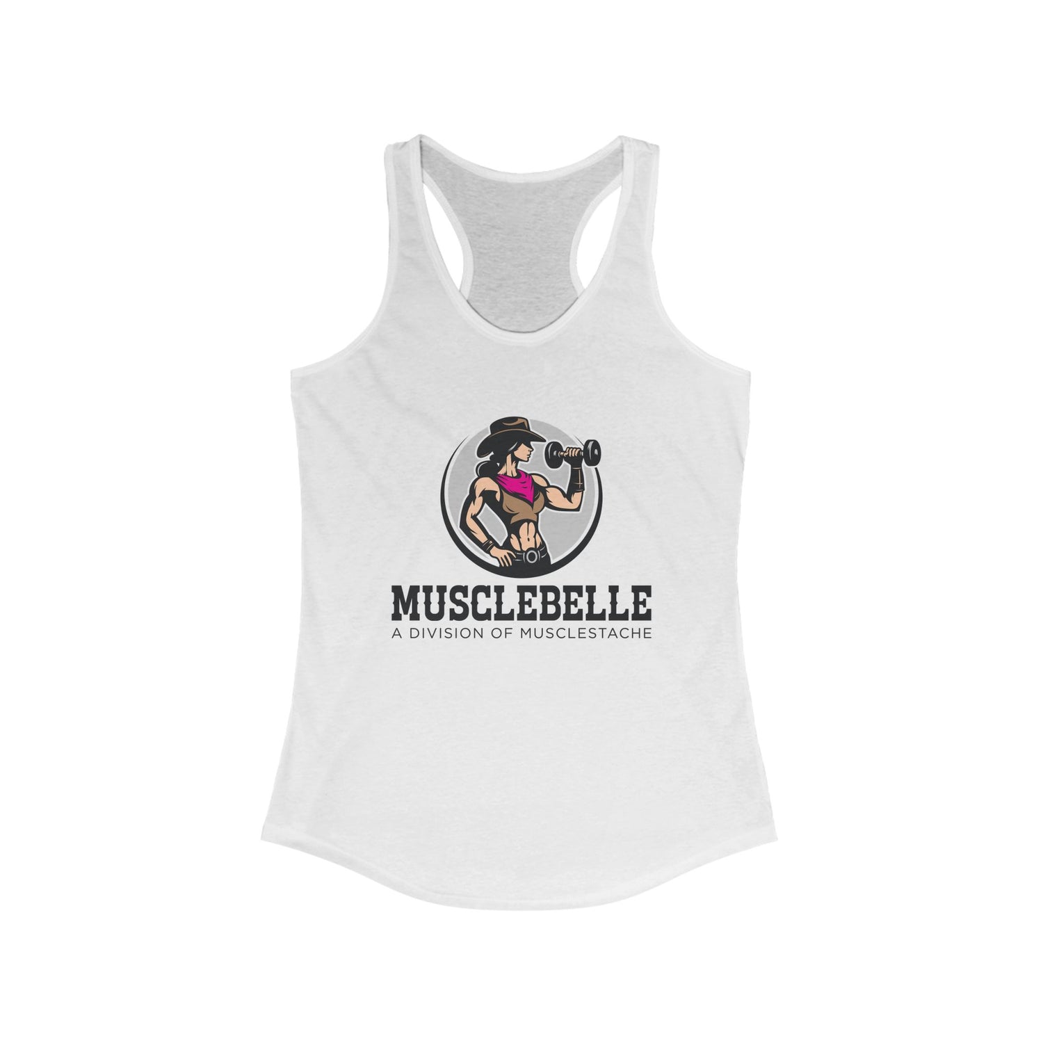 MuscleBelle Women's Racerback Tank - Fitness & Strength Training Apparel