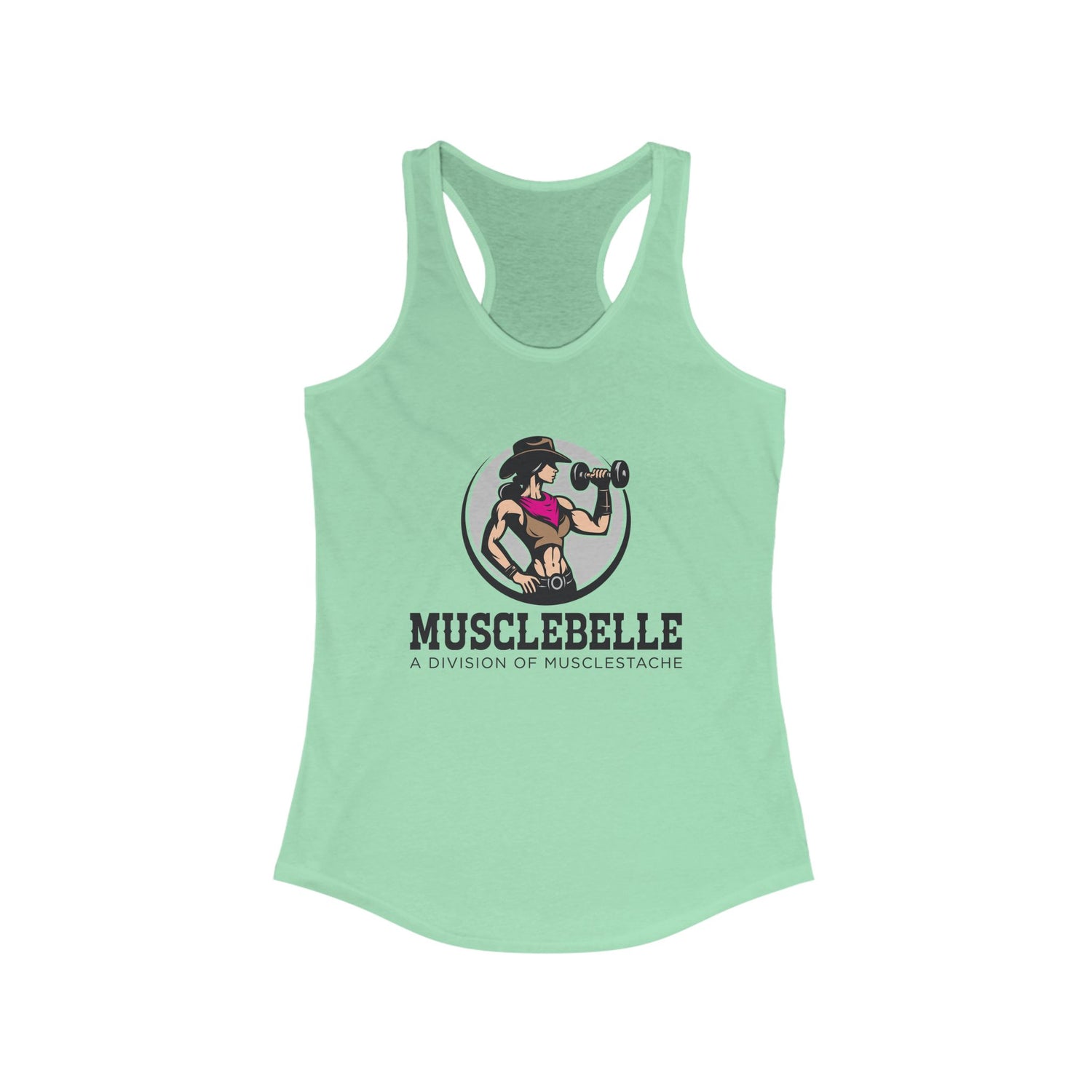 MuscleBelle Women's Racerback Tank - Fitness & Strength Training Apparel