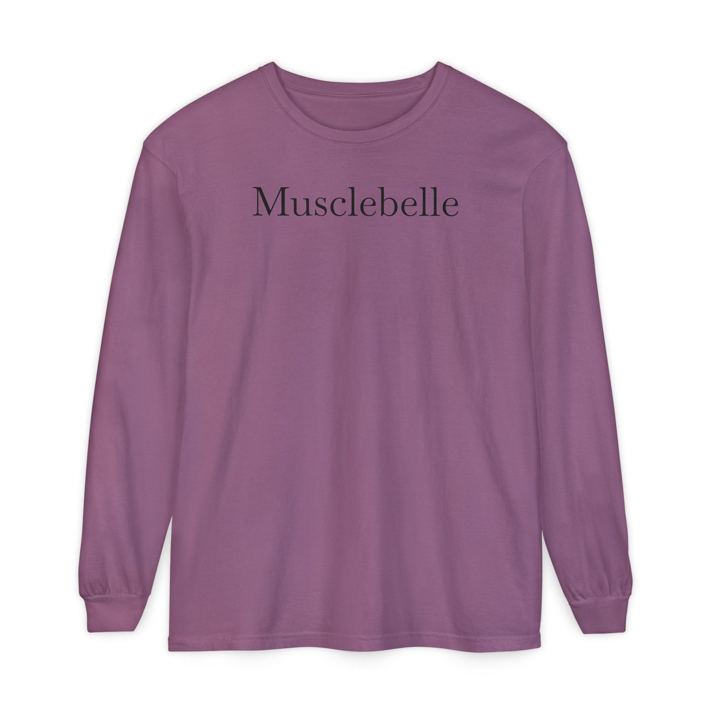 Musclebelle Long Sleeve T-Shirt - Bold Graphic Workout Tee