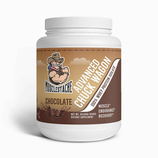 ADVANCED CHUCK WAGON Whey Protein 100% Isolate (Chocolate) - Musclestache
