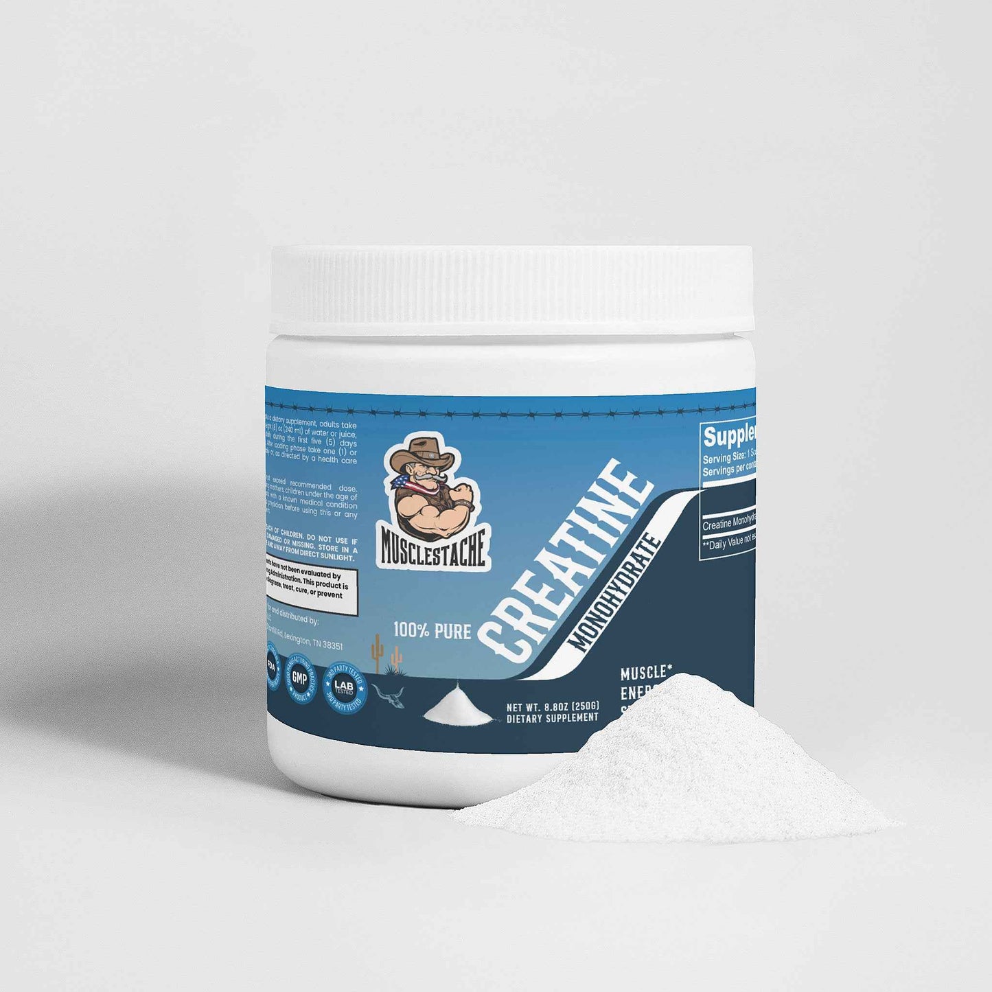 Creatine Monohydrate – Premium Creatine for Enhanced Performance - Musclestache
