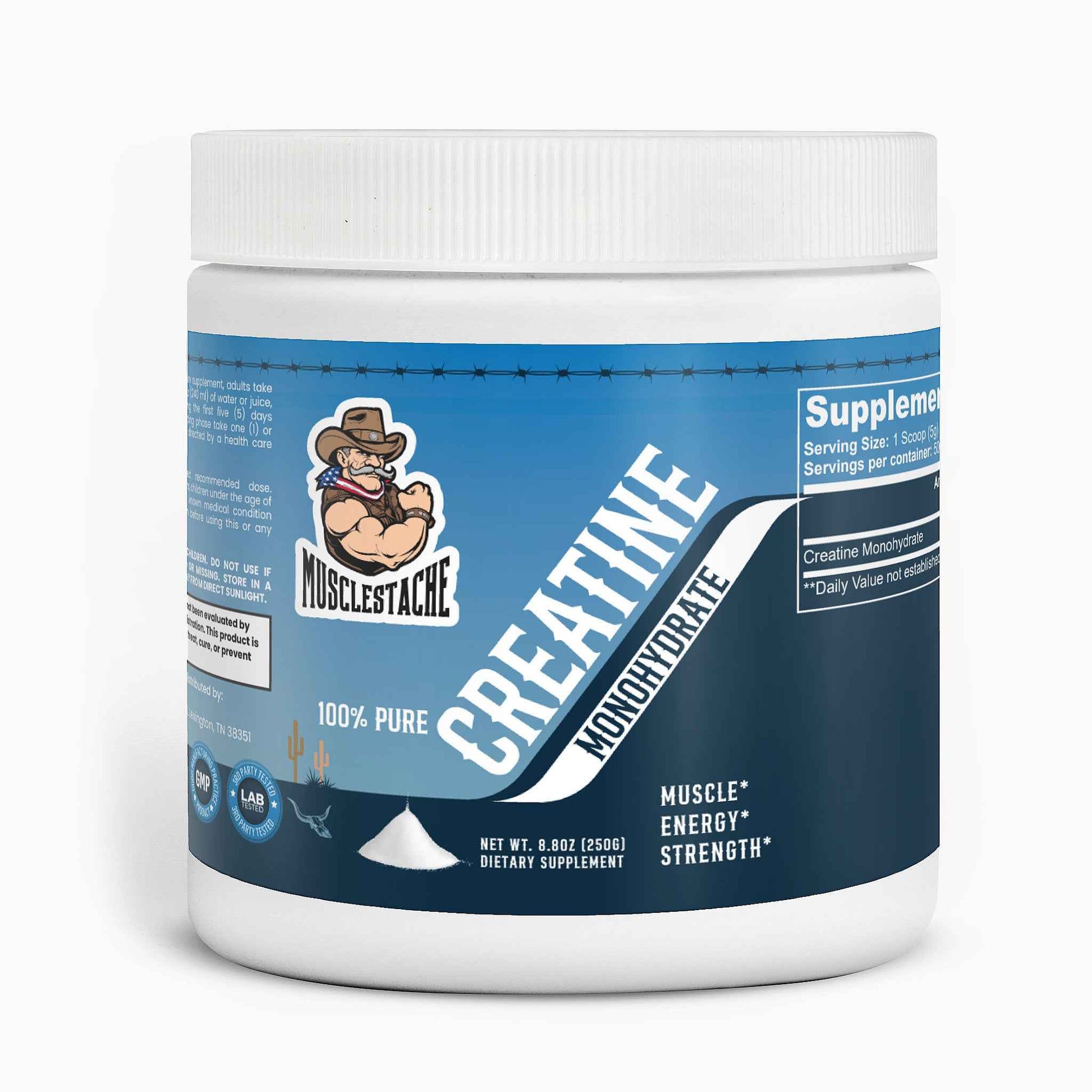 Creatine Monohydrate – Premium Creatine for Enhanced Performance - Musclestache