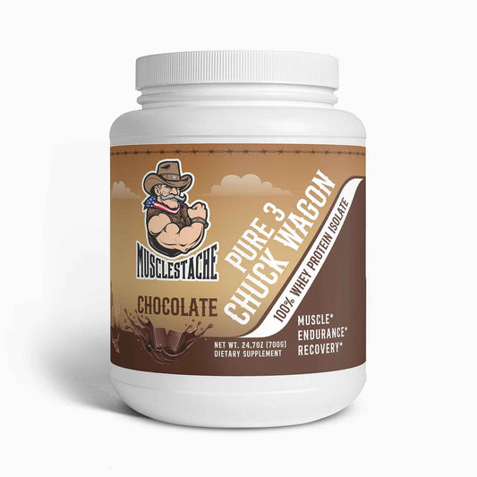 PURE3 CHUCK WAGON Whey Protein Isolate 100% (Chocolate) - Musclestache